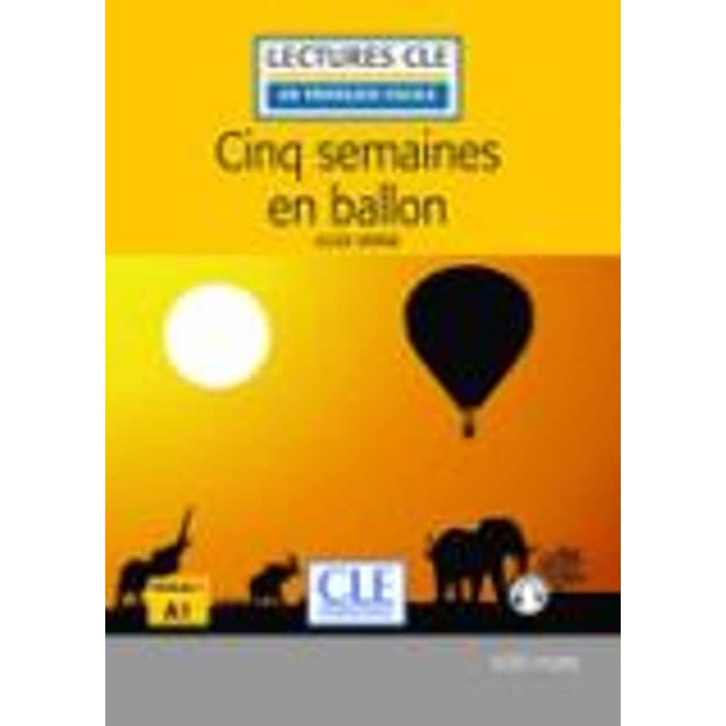 Cinq semaines en ballon - Livre + audio online