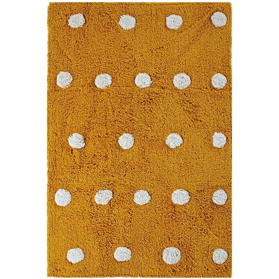 Πατάκι Μπάνιου Kentia Loft Mabel Ορθογώνιο Βαμβακερό 70x110 cm - Κίτρινο image 0