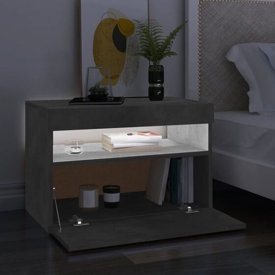 Έπιπλα Τηλεόρασης VidaXL Μοριοσανίδα 2 Τμχ 60x35x40cm - Γκρι image 1