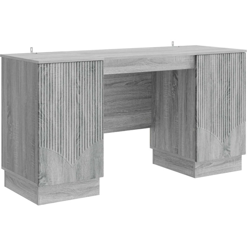 Γραφείο VidaXL από Επεξεργασμένο Ξύλο 142,5x50x75 cm - Γκρι Sonoma