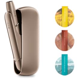 IQOS 3 DUO Brilliant Gold με 3 πακέτα HEETS