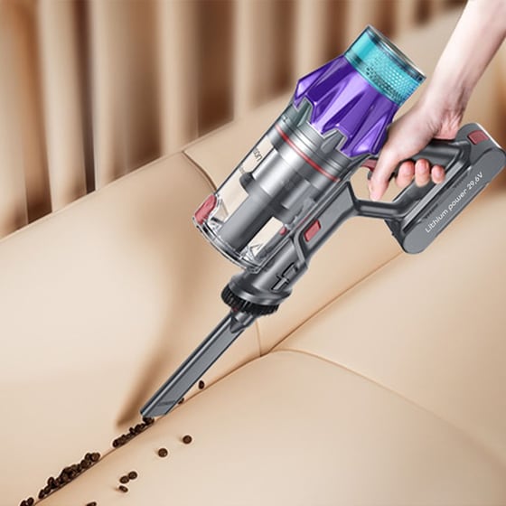 ROHNSON MAMBA M55 29.6 V 0.6 L Μωβ/Γκρι Σκούπα Stick image 15