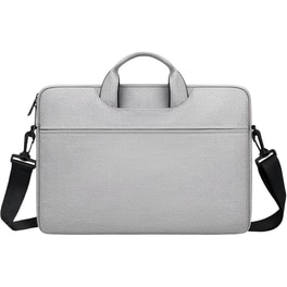Τσάντα Laptop Devia Justyle Hand Bag 16.2" Αδιάβροχη - Ανοιχτό Γκρι