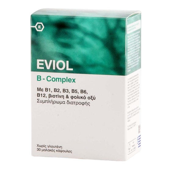 Eviol Vitamin B Complex - 30 κάψουλες image 0