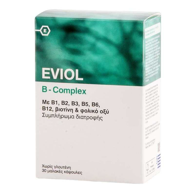 Eviol Vitamin B Complex - 30 κάψουλες