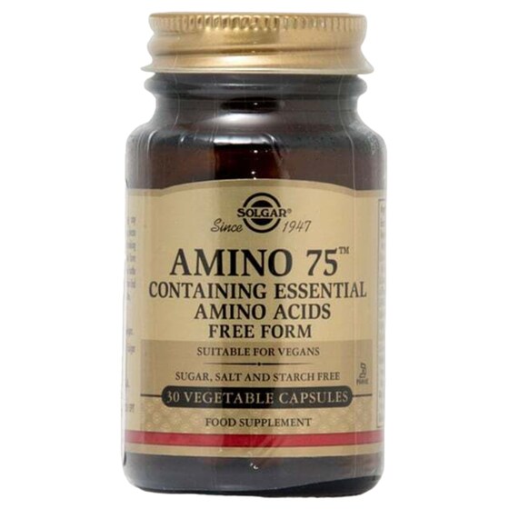 Αμινοξύ Solgar Amino 75 - 30 κάψουλες image 0