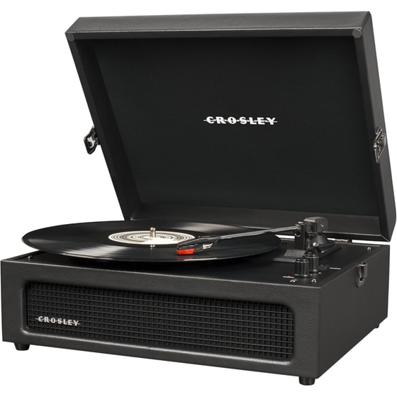 Πικάπ Crosley Voyager CR8017B-BK4 2-way Bluetooth Με Ενσωματωμένα Ηχεία - Μαύρο image 1