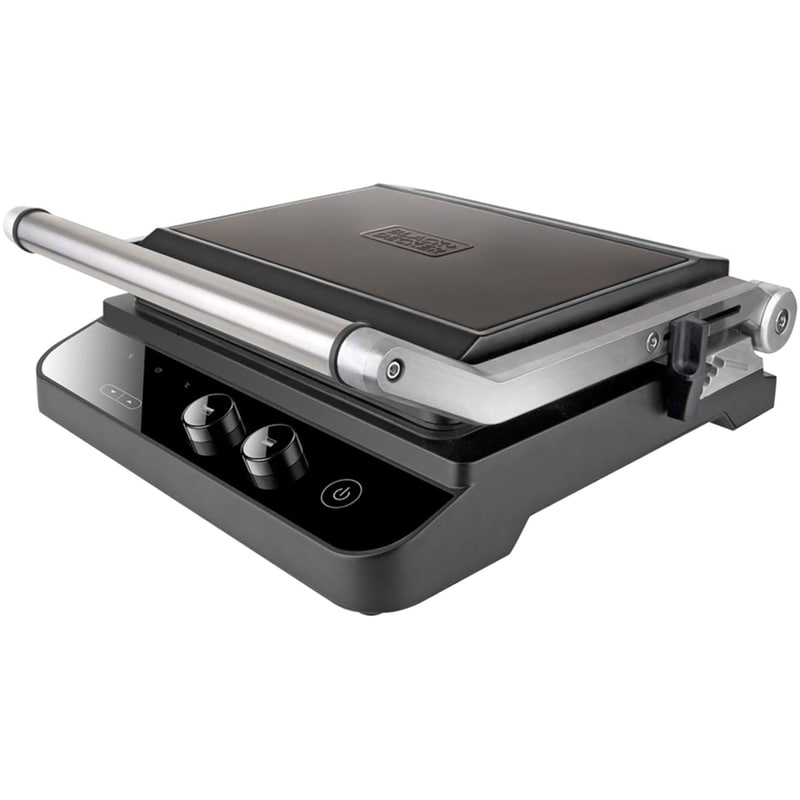 BLACK AND DECKER Τοστιέρα Γκριλιέρα BLACK DECKER BXGR2000E με Αποσπώμενες Πλάκες 2000W Μαύρη