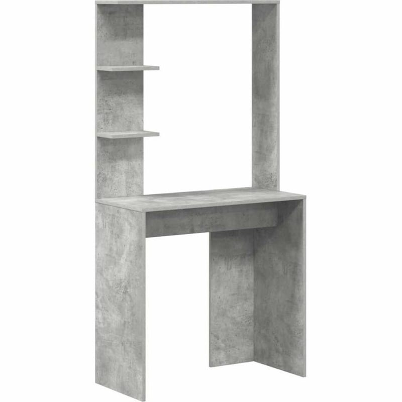 Γραφείο VidaXL από Επεξεργασμένο Ξύλο 78,5x37x154,5 cm - Γκρι Σκυροδέματος