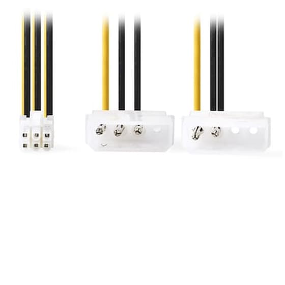 Καλώδιο-splitter Τροφοδοσίας Pci Express 6-pin Σε 2x Molex 4-pin, 0.15m Nedis Ccgp74210va015 image 0