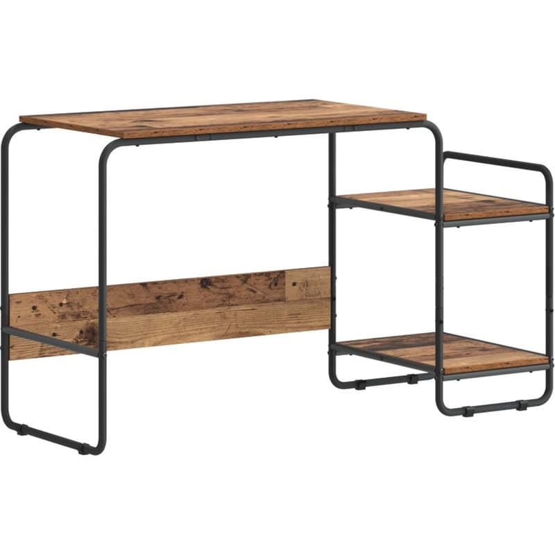 Γραφείο VidaXL με Αποθηκευτικό Χώρο 131,5x50x75,5 cm - Δρυς