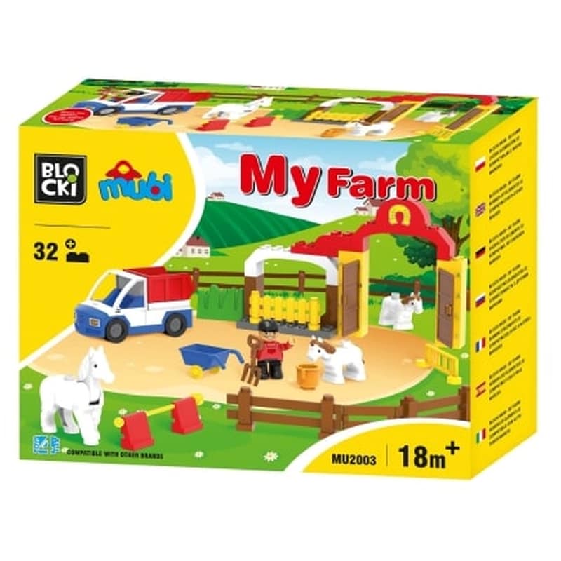 Mubi Blocks Myfarm 32 Τεμάχια Mu2003