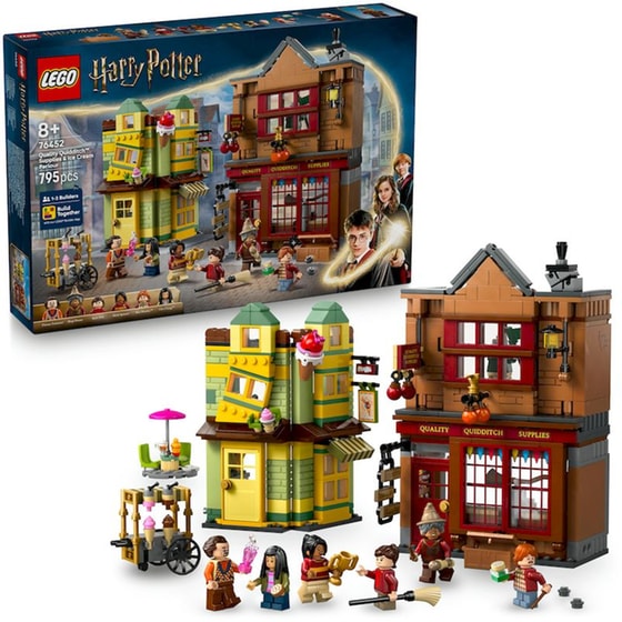 LEGO® Harry Potter™ Ποιοτικός Εξοπλισμός για το Κουίντιτς & Κατάστημα Παγωτών (76452) image 6