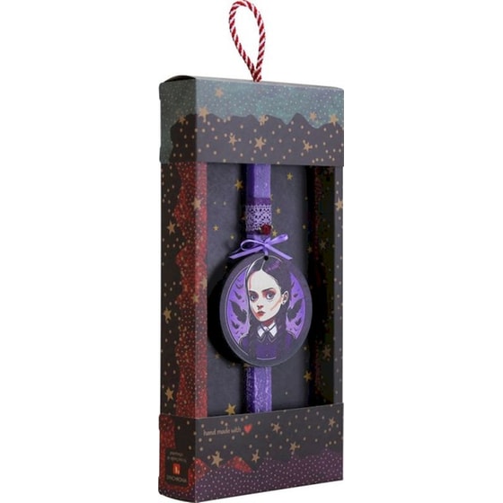 Λαμπάδα Synchronia Goth Girl Κόρη της Νύχτας - Μωβ image 2
