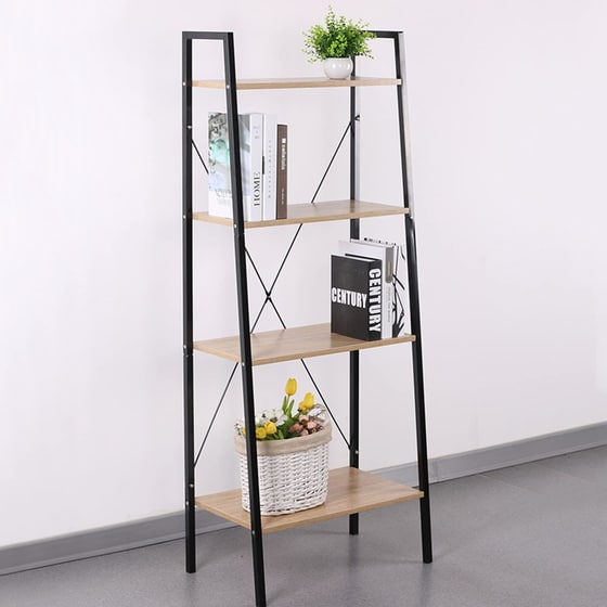 Βιβλιοθήκη Home Deco Factory από Μέταλλο 60x32.5x148 cm - Μπεζ image 1