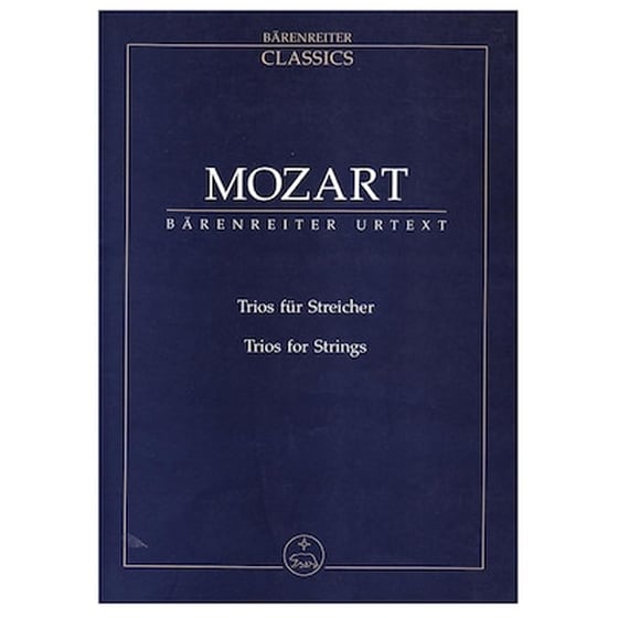 Βιβλίο Για Σύνολα Barenreiter Mozart - Trios For Strings [pocket Score] image 0