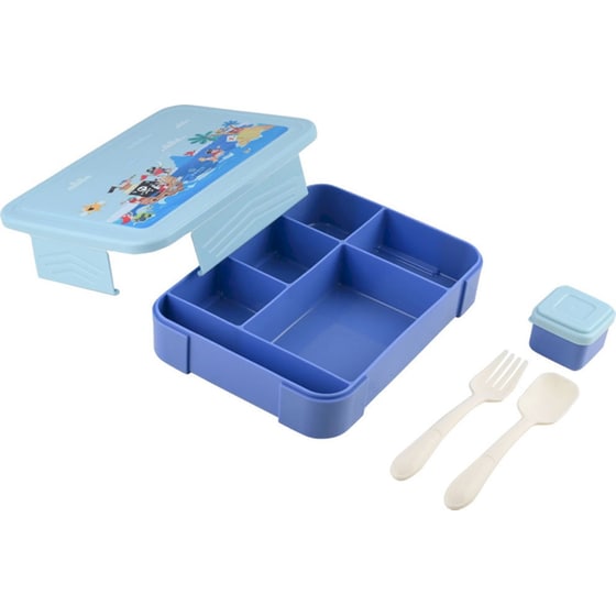 Φαγητοδοχείο με Κουτάλι, Πιρούνι, Μαχαίρι και Μικρό Δοχείο για Σως Estia Home Art Save the Aegean Treasure Quest 1330 ml image 1