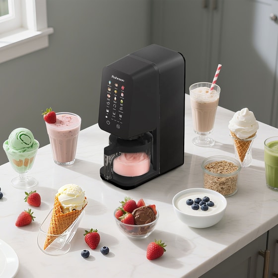 Παγωτομηχανή ROHNSON R5655 VLCREME 3 x 450 ml Μαύρο image 19