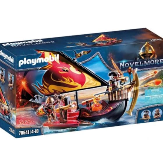 PLAYMOBIL® Novelmore Πλοίο της Φωτιάς του Burham (70641) image 0
