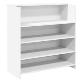 Γραφείο Υποδοχής VidaXL από Τεχνητό Ξύλο 100x50x103,5 cm - Λευκό