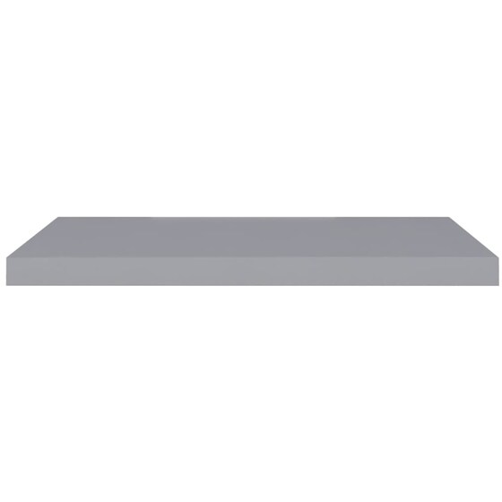 Ράφια Τοίχου VidaXL από MDF 80x23.5x3.8 cm 4 Τμχ - Γκρι image 3