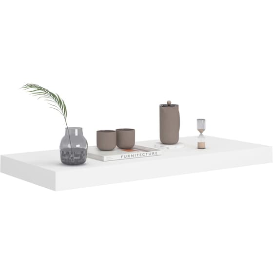 Ράφια Τοίχου VidaXL από MDF 60x23.5x3.8 cm 4 Τμχ - Λευκό image 5