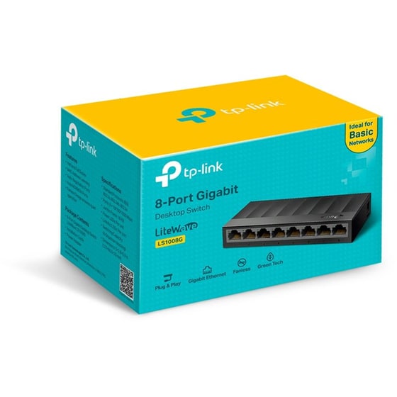 TP-Link LS1008G Network Switch Unmanaged Gigabit Ethernet (1000 Mbps) image 4
