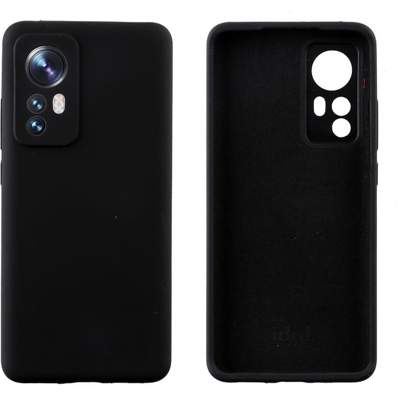 IDOL1991 Θήκη Xiaomi Xiaomi 12/Xiaomi 12X - Idol1991 Velvet TPU Full Cmera Protection - Black