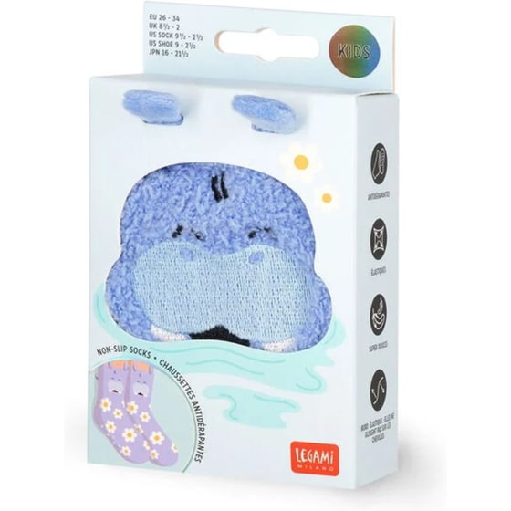 Κάλτσες Παιδικές Legami It's a Match! Αντιολισθητικές - Hippo 26-34 image 3