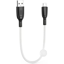 Καλώδιο XO NB247 USB-A Male σε micro USB Male 0.25m - Λευκό