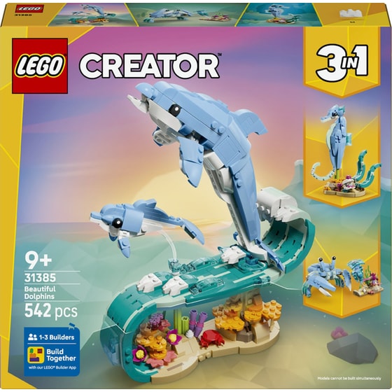 LEGO® Creator 3 σε 1 Θαλάσσια Ζώα: Όμορφα Δελφίνια (31385) image 0