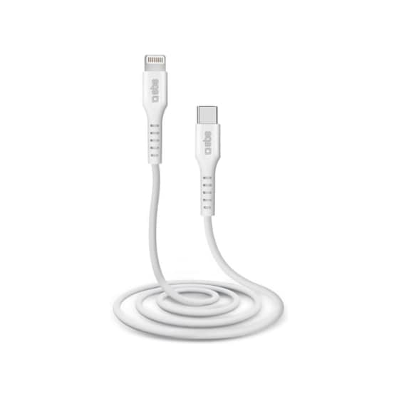 Καλώδιο δεδομένων Sbs Usb-C to Lightning 1m - White image 0