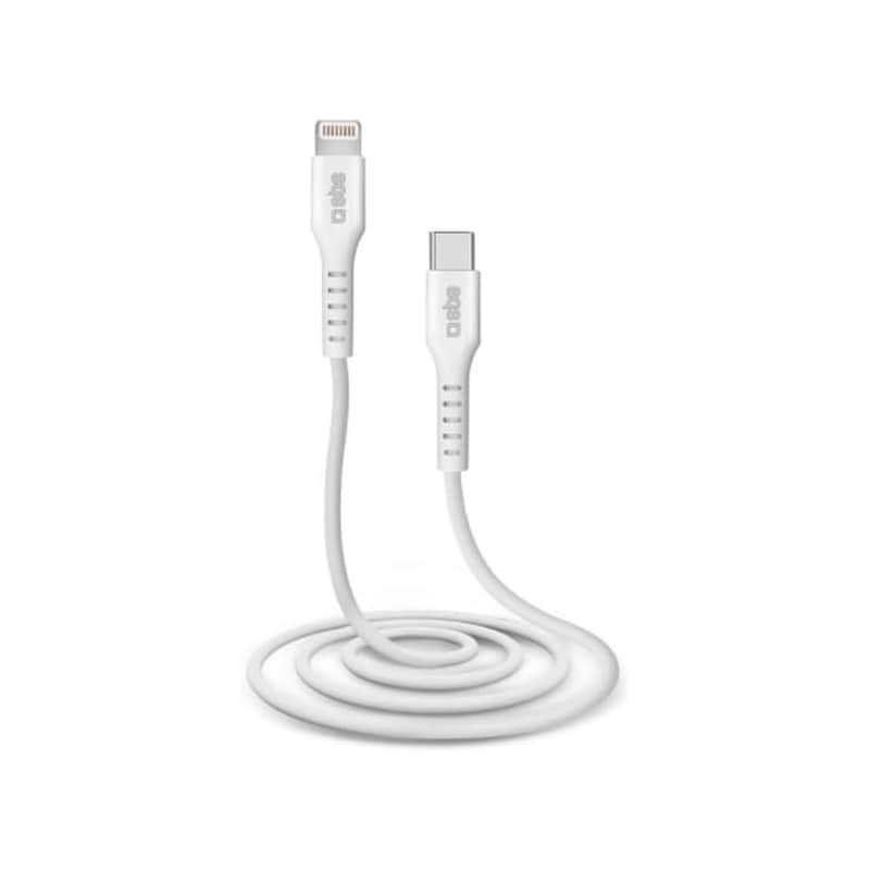 Καλώδιο δεδομένων Sbs Usb-C to Lightning 1m - White