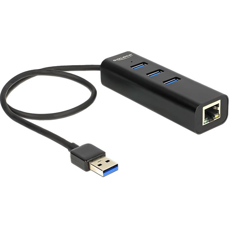 DeLock 62653 USB Hub 4-Port USB 3.0 συμβατό με USB-A