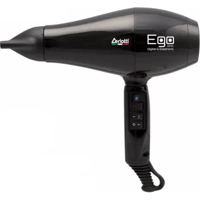 CERIOTTI Σεσουάρ Μαλλιών CERIOTTI Ego Ionic Digital Electronic 2300 W Μαύρο