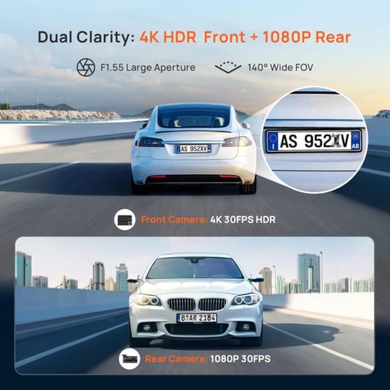 Dash Camera 70mai A800SE-1 2160p - Μαύρο image 2