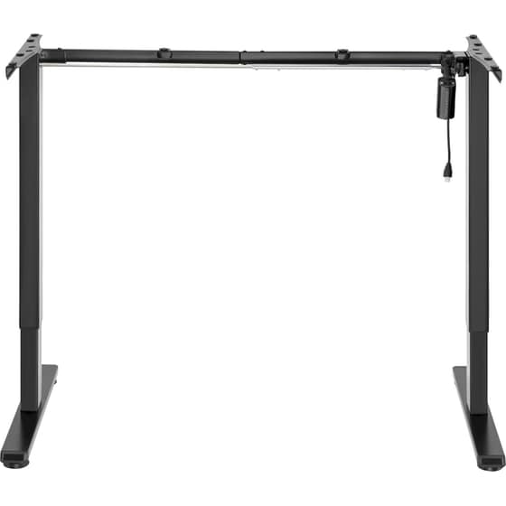 Πόδια Γραφείου Sbox MD-722 από Ατσάλι 106x57x71-116cm - Μαύρο image 1