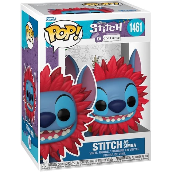 Funko Pop! Disney - Lilo And Stitch - Stitch As Simba #1461 image 1