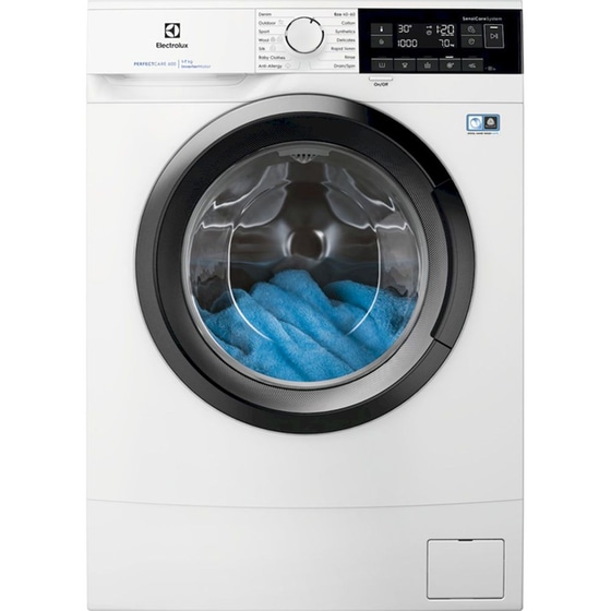 ELECTROLUX EW6SM307S Slim 7 kg 1.000 Στροφές Λευκό Πλυντήριο Ρούχων image 0