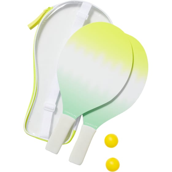 Σετ Ρακέτες Παραλίας SunnyLife Sea Seeker Dip Dye 2 τμχ με Μπαλάκια - Πολύχρωμες image 2
