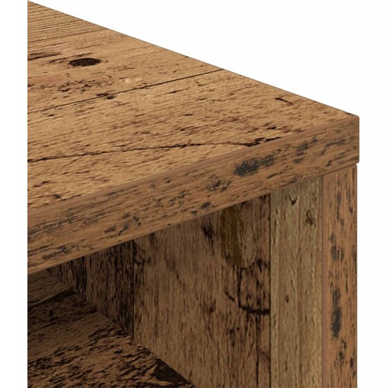 Έπιπλο Τηλεόρασης VidaXL με Συρτάρι 72 x 22,5 x 38 cm - Παλαιωμένο Ξύλο image 8