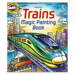 Trains Magic Painting Book
