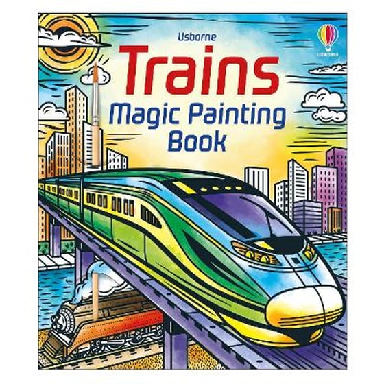 Trains Magic Painting Book image 0