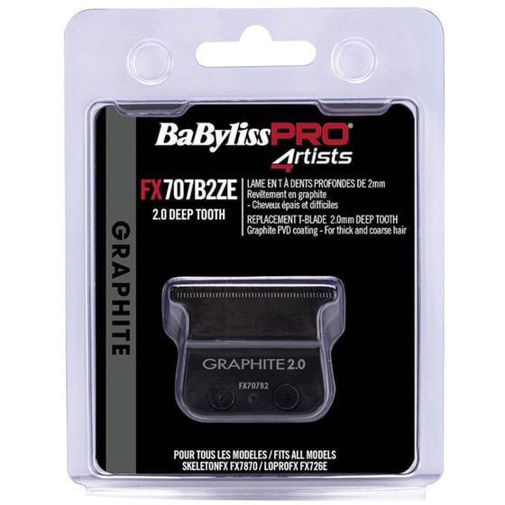 Ανταλλακτικό Κοπτικό BABYLISS Pro 2.0 Deep Tooth Graphite FX707B2ZE image 0