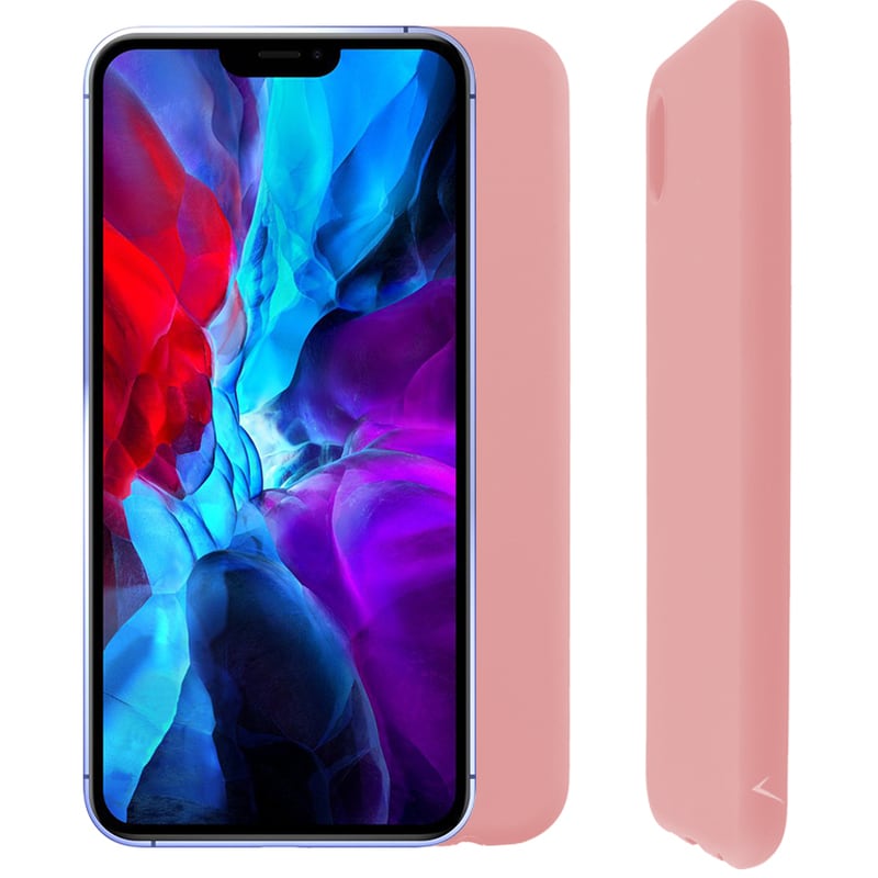 Θήκη Apple iPhone 12/iPhone 12 Pro - Volte-tel Silicon Case Camera Guard - Pink