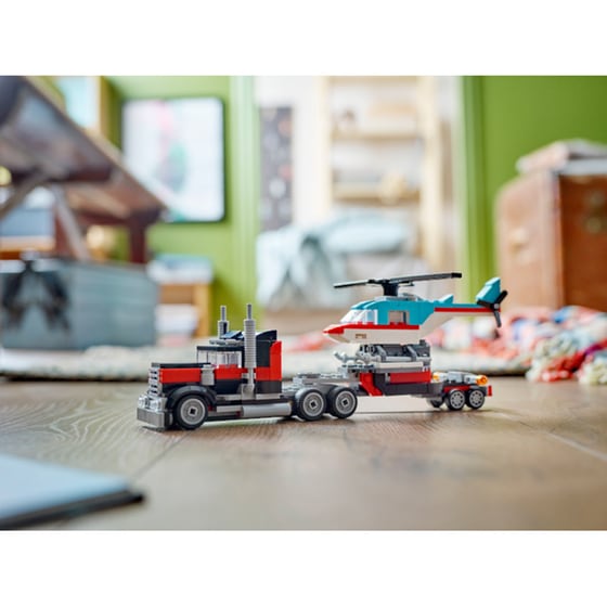 LEGO® Creator Flatbed Truck with Helicopter (31146) image 4