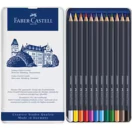 Ξυλομπογιές Faber Castell Colour Pencil Goldfaber 12 Τεμάχια