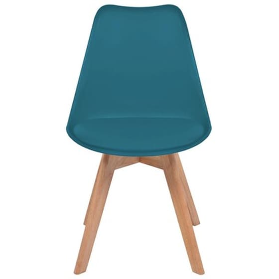 Καρέκλες Τραπεζαρίας Vidaxl από Συνθετικό Δέρμα 2 Τμχ - Τιρκουάζ image 3