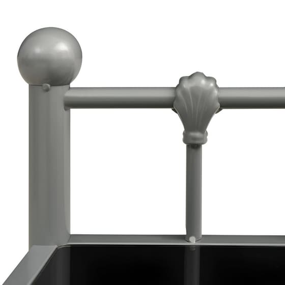 Κομοδίνο Vidaxl Μεταλλικό 2τμχ 45x34.5x60.5 cm - Γκρι Μαύρο image 3