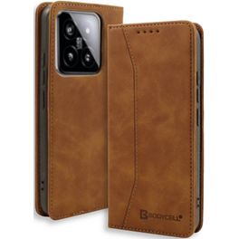 Θήκη Xiaomi 14 Pro - Bodycell Book Case - Brown